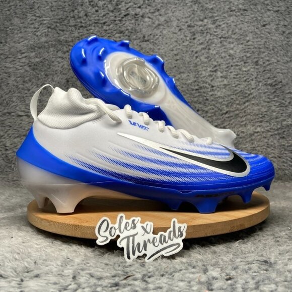 Nike Zoom Air Vapor Pro 1 Football Size 9 Men White Racer Blue FB3298-101 - Picture 1 of 6